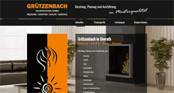 Desktop Screenshot of gruetzenbach-haustechnik.de